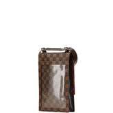 ルイ ヴィトン ダミエ ポートベロー 斜め掛け ショルダーバッグ N45271 ブラウン PVC レザー レディース LOUIS VUITTON 【中古】